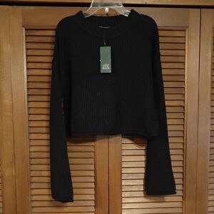 NWT Wild Fable Ribbed Knit Crop Sweater